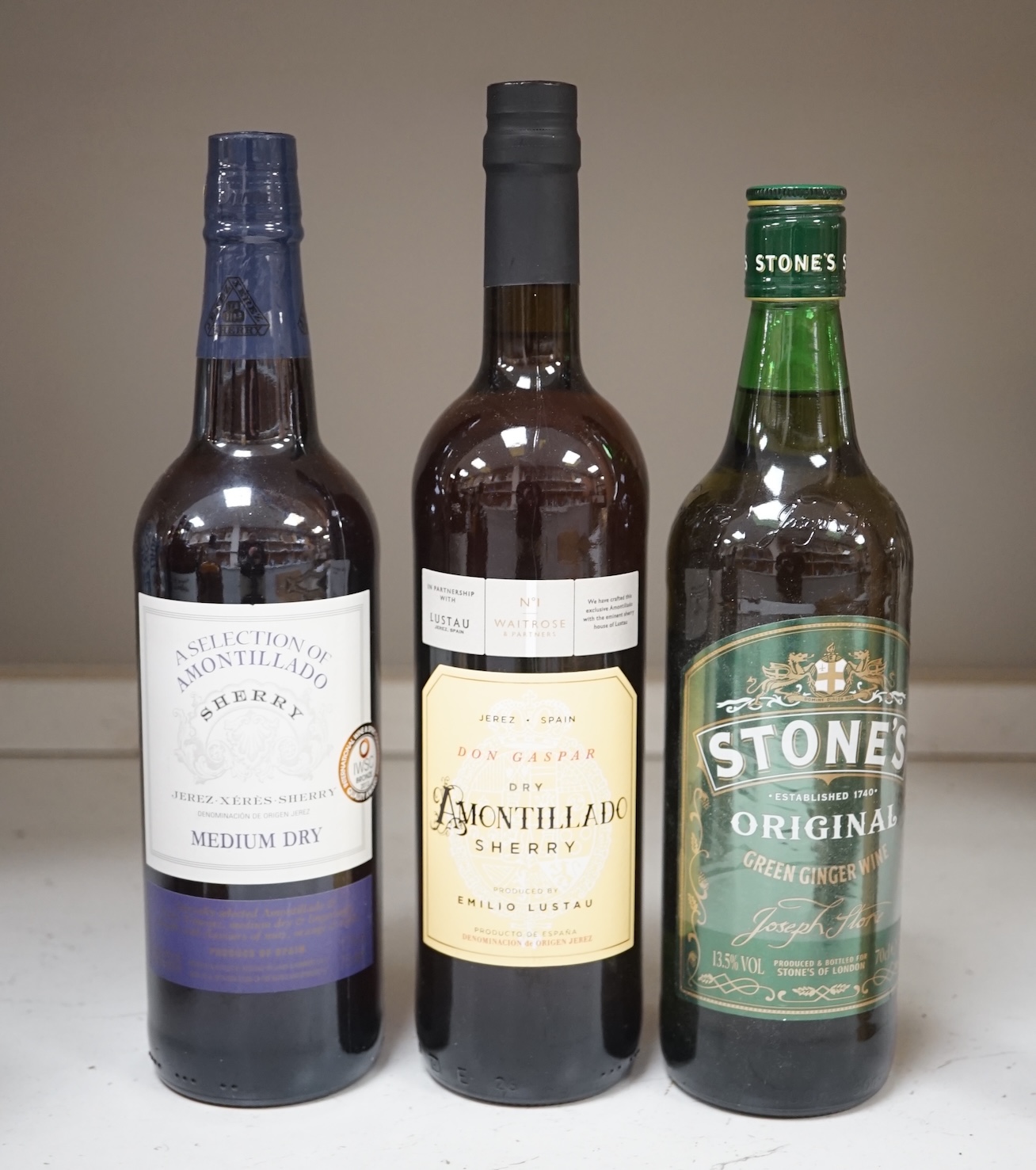 A quantity of various spirits and sherrys to include Appleton Estate Jamaica, Creme de Menthe and Blandy’s Madeira. Condition - good, storage history unknown